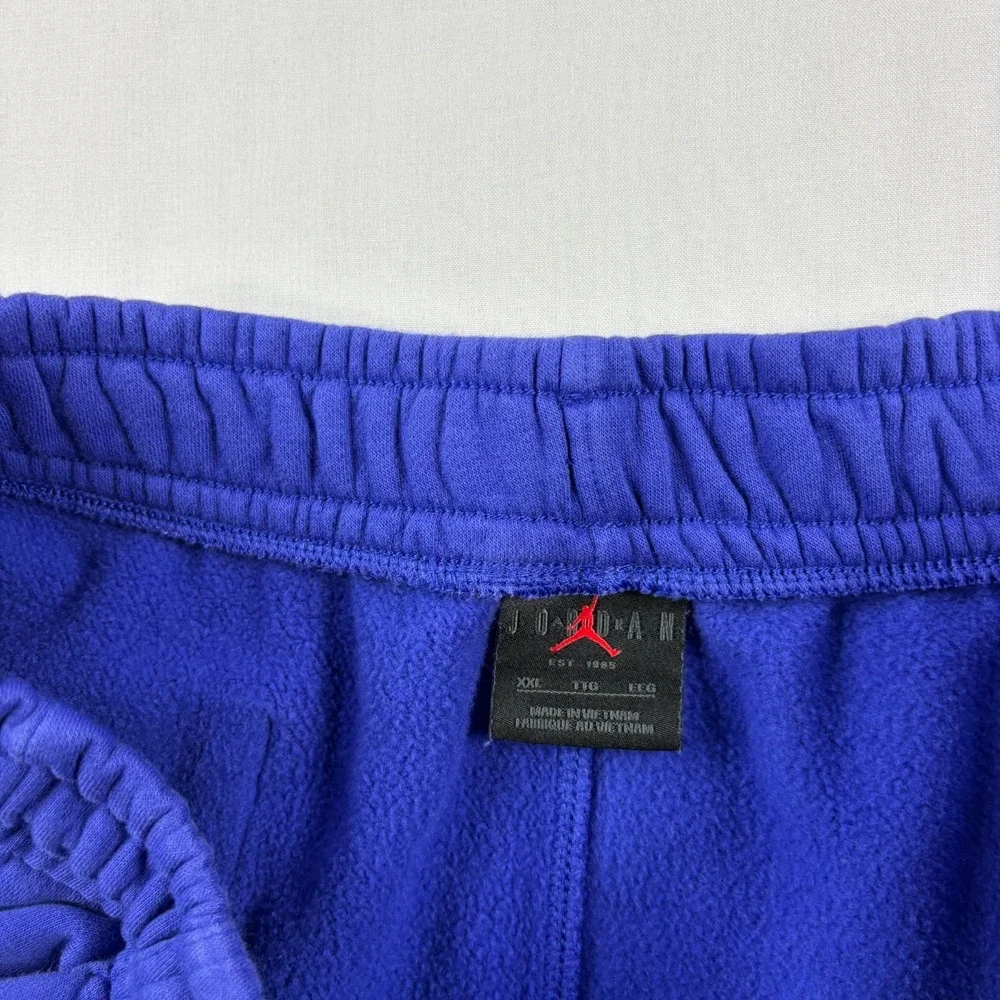 Air Jordan Jogger Sweatpants Mens 2XL Purple Tapered Fleece Casual‎ Lounge